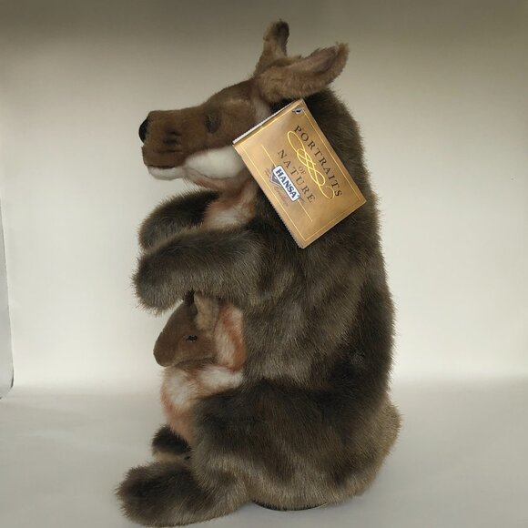 Hansa Plush New w/Tag Handcrafted Kangaroo Hand Puppet - Picture 10 of 16